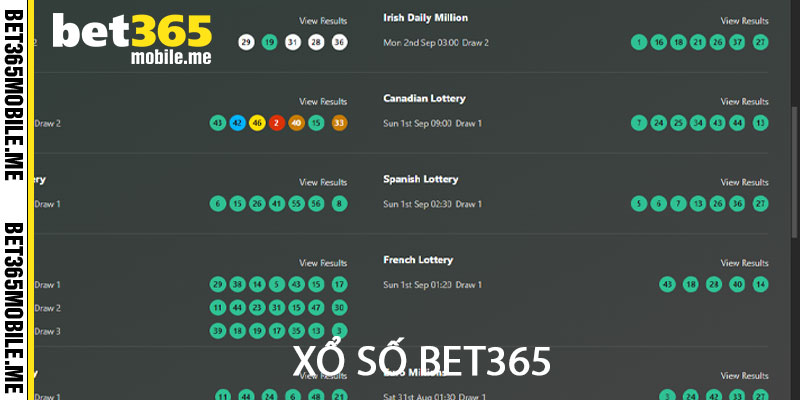 xổ số bet365